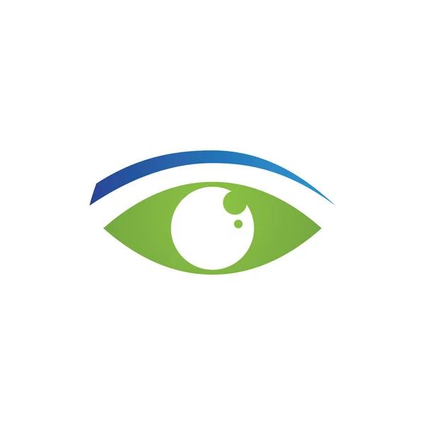 Branding Identity Corporate Eye Care Vector Logo — Stock Vector
