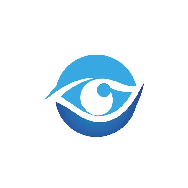 Branding Identity Corporate Eye Care Vector Logo — Stock Vector