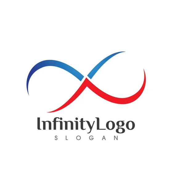 Infinity Design Vektor Ikone Illustration Logo Vorlage Design — Stockvektor