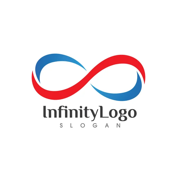 Infinity Design Vektor Ikone Illustration Logo Vorlage Design — Stockvektor