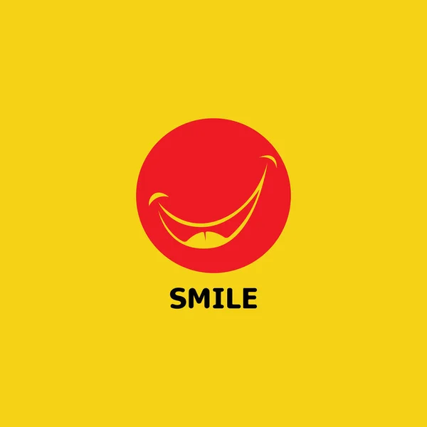 Modelo Logotipo Sorriso Imagem Vetorial —  Vetores de Stock
