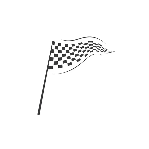 Ikona Vlajky Závodu Jednoduchý Ilustrační Vektor — Stockový vektor