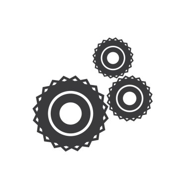 Gear Şablonu vektör resimleme tasarımı