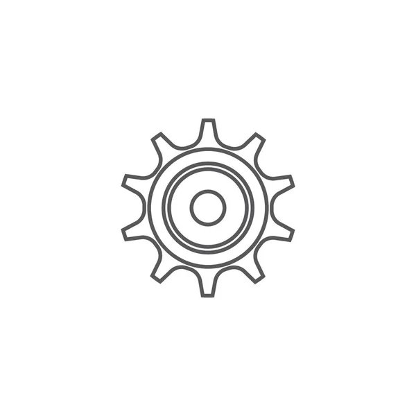 Gear Template Vektor Icon Illustration Design — Stockvektor