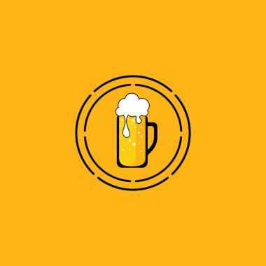 Bira sanatları vektör çizimi tasarımı