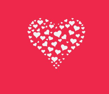 Kalp vektör resmini sev