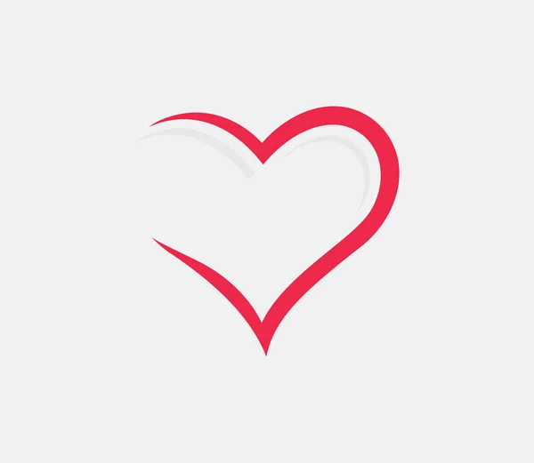Love Heart Vector Image — Stock Vector
