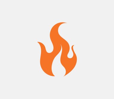 Ateş vektörü çizim şablonunu ateşle