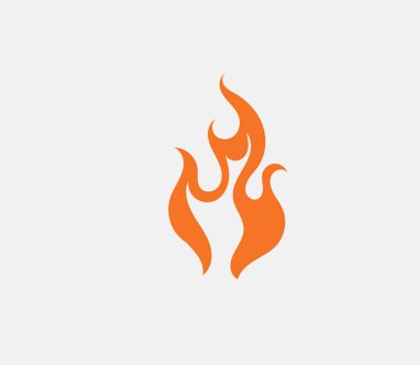 Ateş vektörü çizim şablonunu ateşle