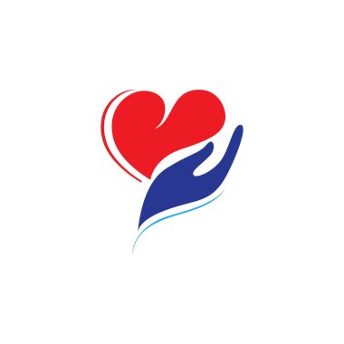 El sevgisi Logo Şablonu vektör simgesi İş