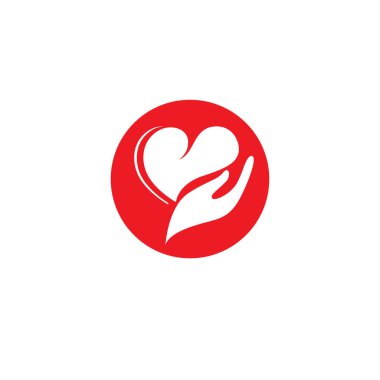 El sevgisi Logo Şablonu vektör simgesi İş