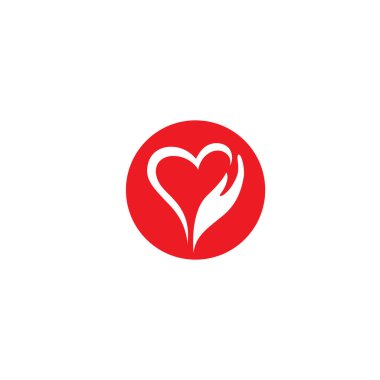 El sevgisi Logo Şablonu vektör simgesi İş