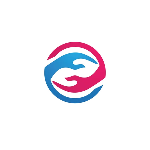 手のケアのロゴのテンプレート ベクトルのアイコン ビジネス ベクトル — ストックベクタ