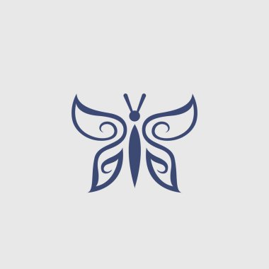 Güzellik Kelebeği Vektör simgesi tasarımı