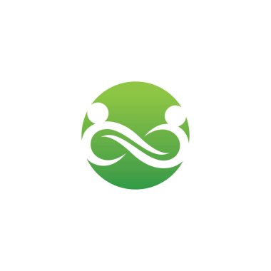 Sonsuzluk Tasarımı Vektör Simgesi Logo şablonu tasarımı