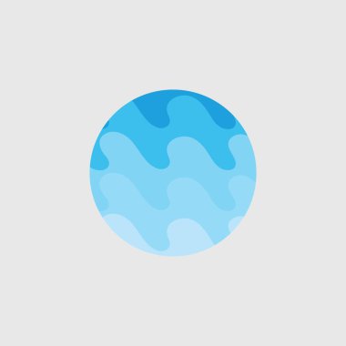 Su dalgası vektör çizim arka planı