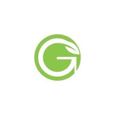 Yeşil ağaç yaprağı ekoloji doğa elementi vektörü logoları