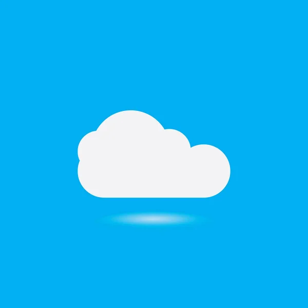 Cloud Template Vector Icon Illustration Design — Stock Vector