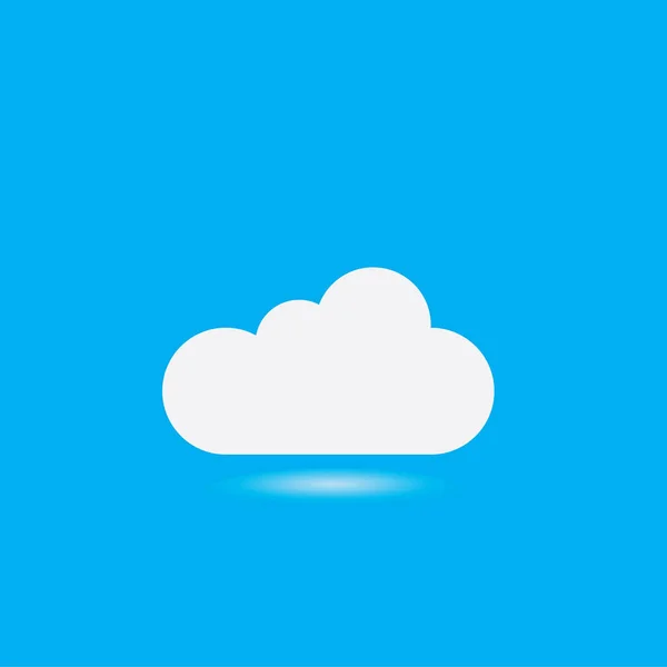 Pilvi Malli Vektori Kuvake Kuvitus Suunnittelu — vektorikuva