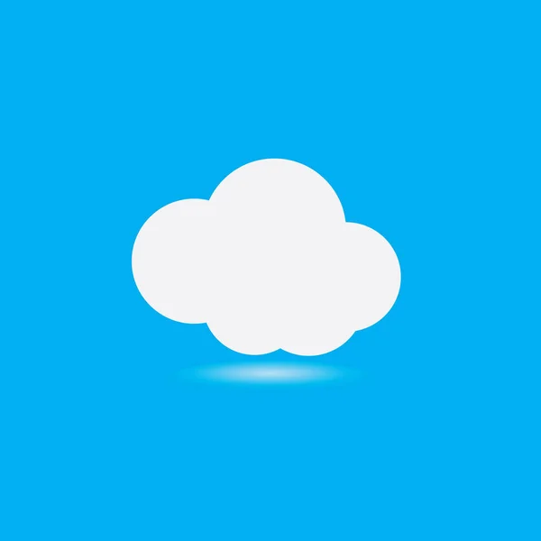 Pilvi Malli Vektori Kuvake Kuvitus Suunnittelu — vektorikuva
