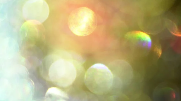 Wazig Abstracte Foto Van Licht Barsten Glitter Gouden Bokeh Lichten — Stockfoto