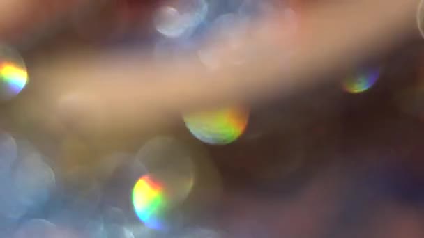 Verschwommener Abstrakter Lichtspektrum Hintergrund — Stockvideo