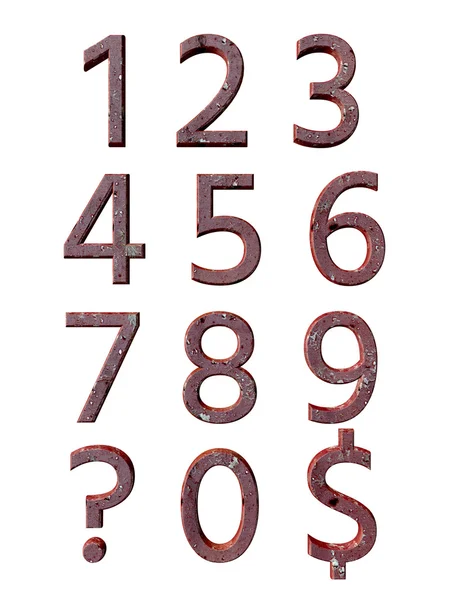 Μεταλλικά αλφάβητο. 3D rendering — Φωτογραφία Αρχείου