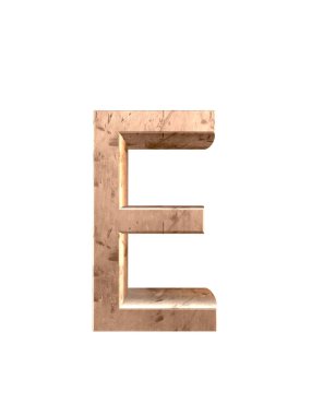 Metal alfabe. 3D render