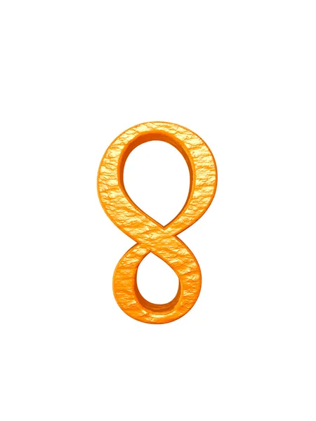 금속 알파벳입니다. 3 차원 렌더링 — 스톡 사진