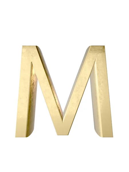 Alphabet métal. rendu 3D — Photo