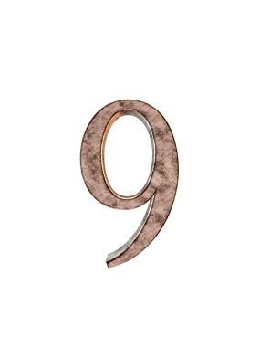 Metal alfabe. 3D render