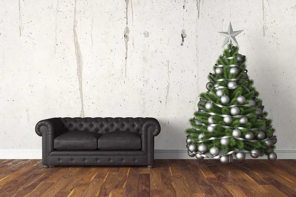Beautiful Christmas interior . 3D rendering — ストック写真