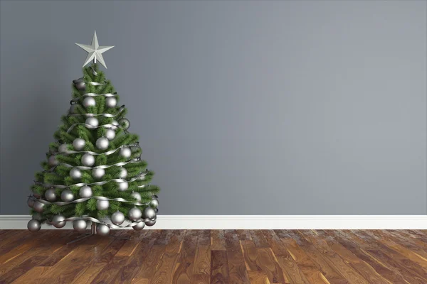Bel intérieur de Noël. rendu 3D — Photo