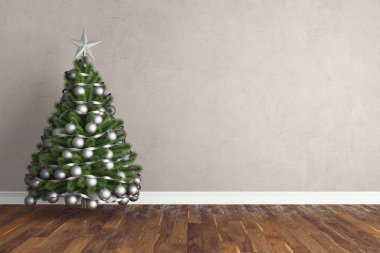 Güzel Noel iç. 3D render