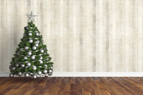 Mooie kerst interieur. 3D-rendering — Stockfoto