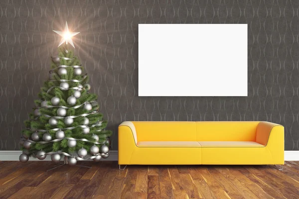 Beautiful Christmas interior . 3D rendering — Stock Photo, Image