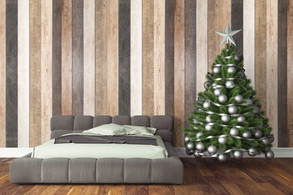 Mooie kerst interieur. 3D-rendering — Stockfoto