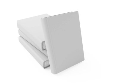 Boş kitap. 3D render