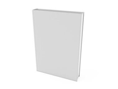 Boş kitap. 3D render