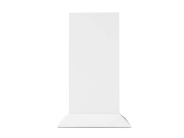 Boş ticaret gösterisi Booth. 3D render