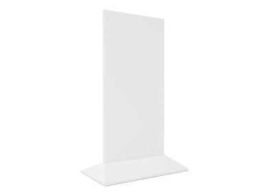 Boş ticaret gösterisi Booth. 3D render