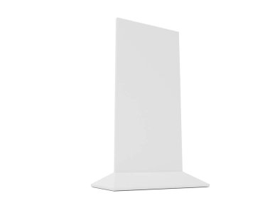 Boş ticaret gösterisi Booth. 3D render