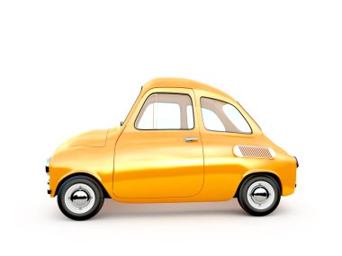 çizgi film araba 3d render