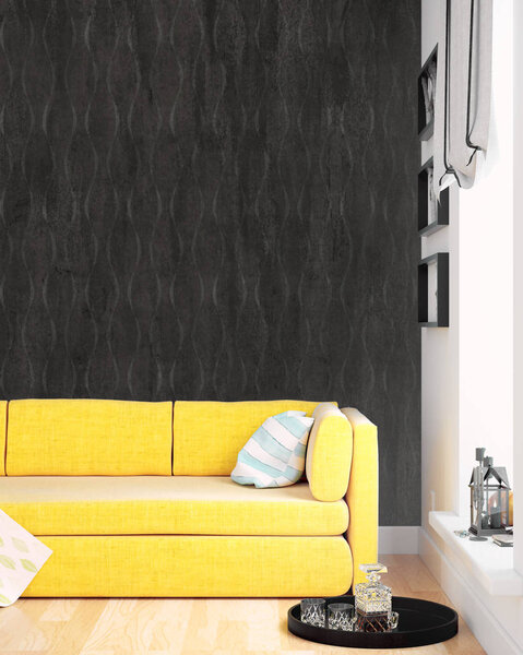 Современный светлый интерьер. 3D рендеринг
