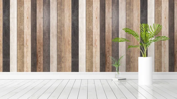 Modern parlak iç. 3D render