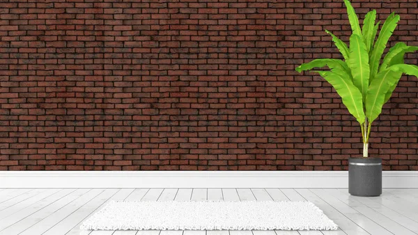 Modern parlak iç. 3D render