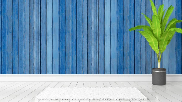 Modern parlak iç. 3D render