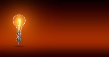 Ampul lambalar. 3D render