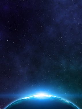 Alan arka plan. 3D render