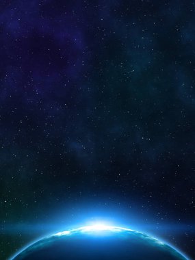 Alan arka plan. 3D render